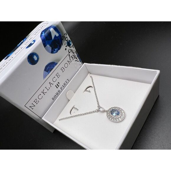 Bomb Party Crystal Necklace - Picture 3 of 4